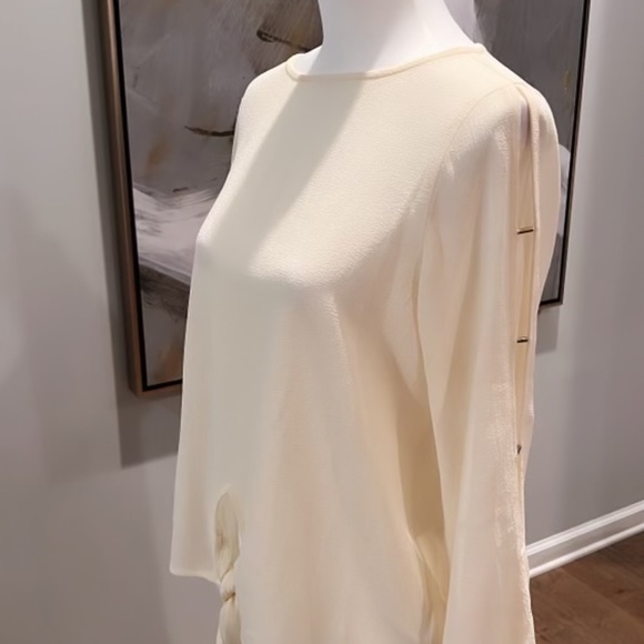 Michael Kors cream blouse, Medium - Picture 2 of 3